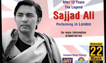 SAMARA PRODUCTIONS IN COLLABORATION WITH BPF PRESENT SAJJAD ALI!