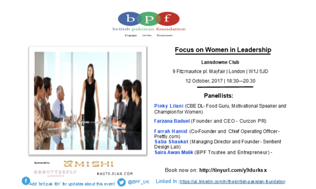 Focus on Women in Leadership Seminar, Lansdowne Club, 12th of October 2017