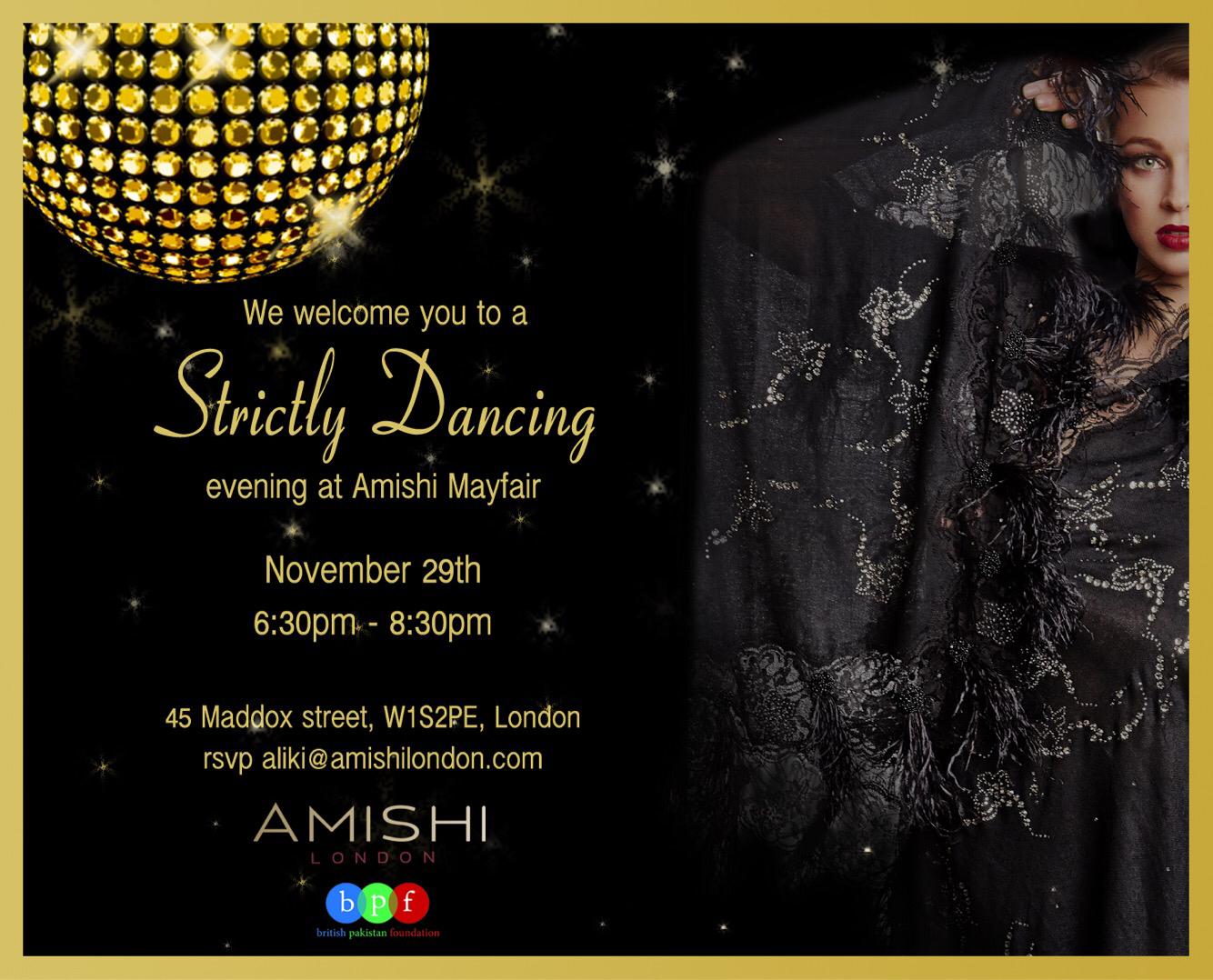 BPF Partners with Amishi for a "Strictly Come Dancing Evening"