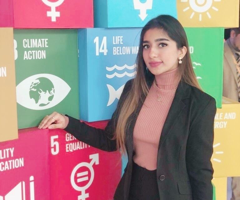 Pakistani student: Aliza Ayaz has been appointed as the United Nations Youth Envoy for Sustainable Development Goals