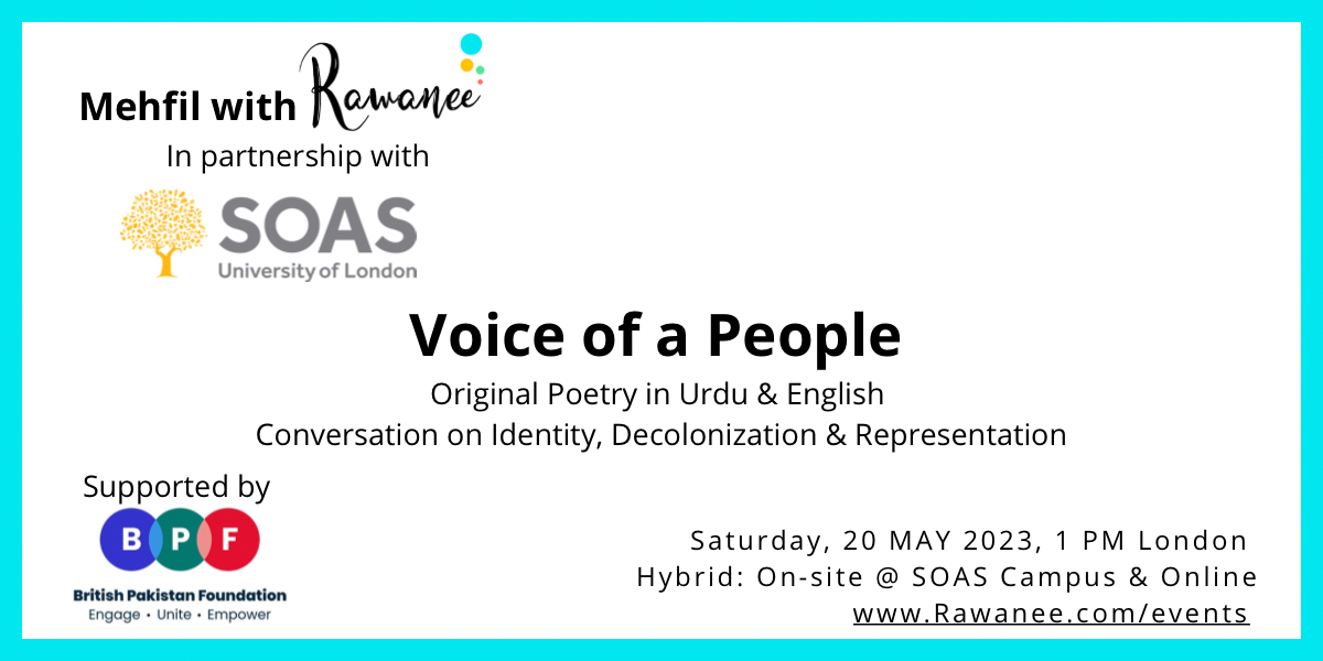 Voice of a People – Decolonisation of Thought & Identity Through Conversation & Poetry